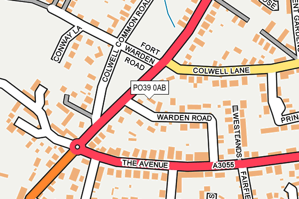 PO39 0AB map - OS OpenMap – Local (Ordnance Survey) PO39 0AB map - OS OpenMap – Local (Ordnance Survey)