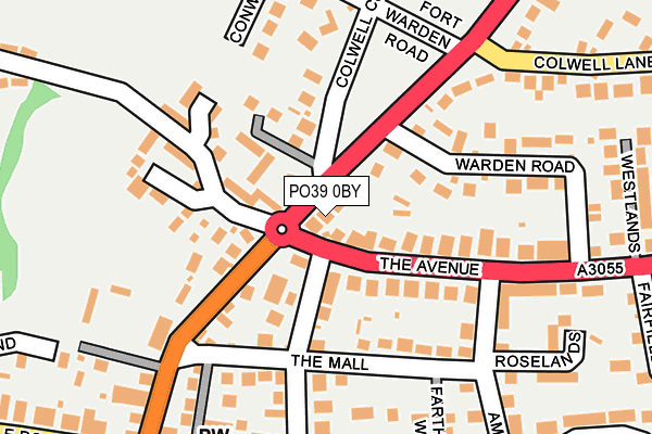 PO39 0BY map - OS OpenMap – Local (Ordnance Survey) PO39 0BY map - OS OpenMap – Local (Ordnance Survey)
