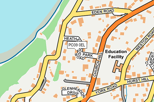 PO39 0EL map - OS OpenMap – Local (Ordnance Survey) PO39 0EL map - OS OpenMap – Local (Ordnance Survey)