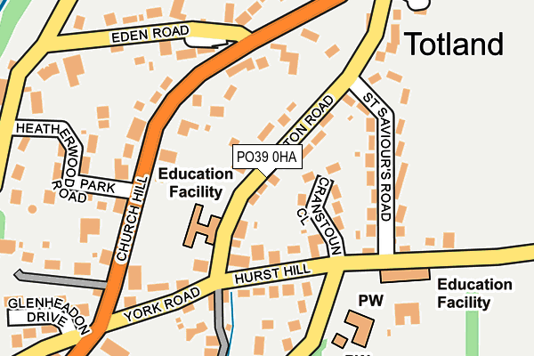 PO39 0HA map - OS OpenMap – Local (Ordnance Survey) PO39 0HA map - OS OpenMap – Local (Ordnance Survey)