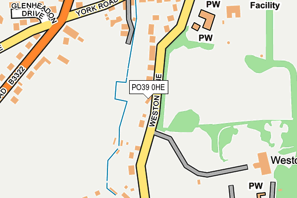 PO39 0HE map - OS OpenMap – Local (Ordnance Survey) PO39 0HE map - OS OpenMap – Local (Ordnance Survey)