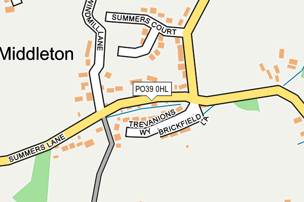PO39 0HL map - OS OpenMap – Local (Ordnance Survey) PO39 0HL map - OS OpenMap – Local (Ordnance Survey)