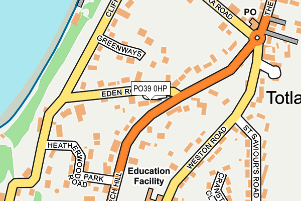 PO39 0HP map - OS OpenMap – Local (Ordnance Survey) PO39 0HP map - OS OpenMap – Local (Ordnance Survey)