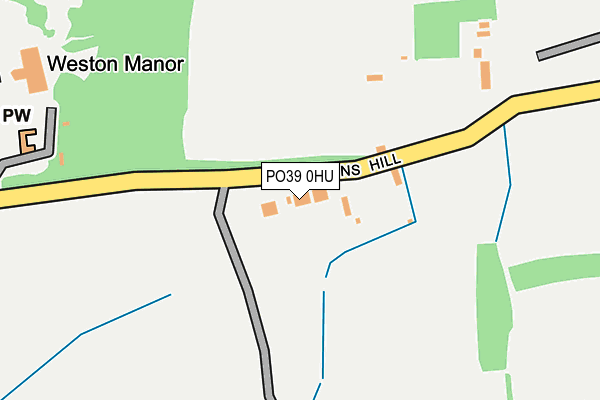 PO39 0HU map - OS OpenMap – Local (Ordnance Survey) PO39 0HU map - OS OpenMap – Local (Ordnance Survey)