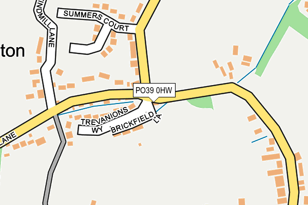 PO39 0HW map - OS OpenMap – Local (Ordnance Survey) PO39 0HW map - OS OpenMap – Local (Ordnance Survey)