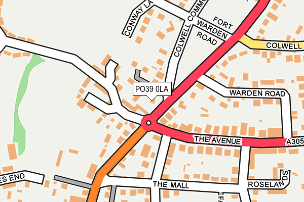 PO39 0LA map - OS OpenMap – Local (Ordnance Survey) PO39 0LA map - OS OpenMap – Local (Ordnance Survey)