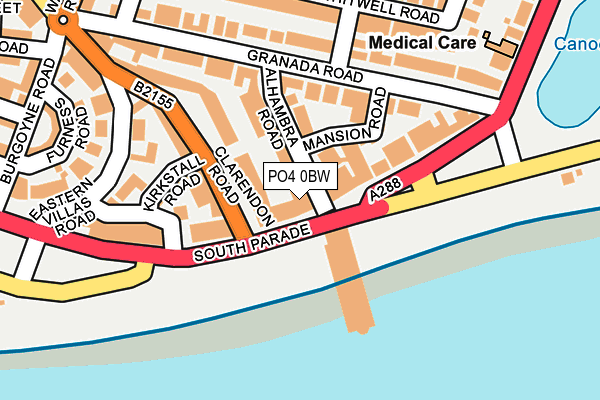 PO4 0BW map - OS OpenMap – Local (Ordnance Survey) PO4 0BW map - OS OpenMap – Local (Ordnance Survey)
