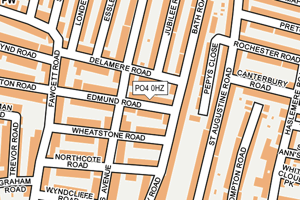 PO4 0HZ map - OS OpenMap – Local (Ordnance Survey) PO4 0HZ map - OS OpenMap – Local (Ordnance Survey)