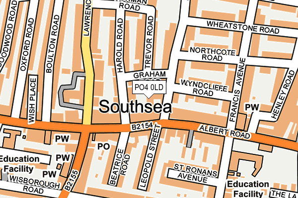 PO4 0LD map - OS OpenMap – Local (Ordnance Survey) PO4 0LD map - OS OpenMap – Local (Ordnance Survey)