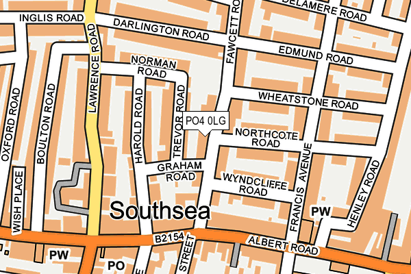 PO4 0LG map - OS OpenMap – Local (Ordnance Survey) PO4 0LG map - OS OpenMap – Local (Ordnance Survey)