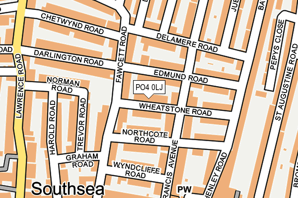 PO4 0LJ map - OS OpenMap – Local (Ordnance Survey) PO4 0LJ map - OS OpenMap – Local (Ordnance Survey)