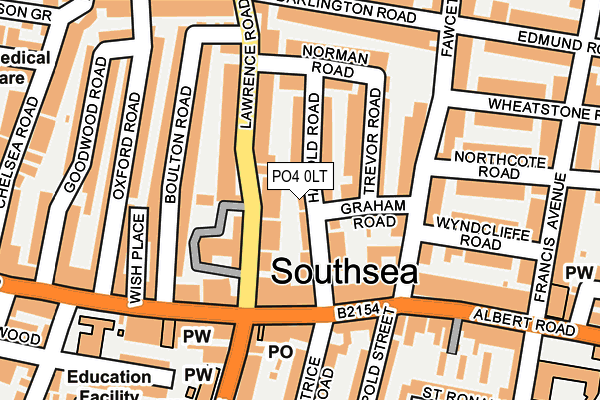 PO4 0LT map - OS OpenMap – Local (Ordnance Survey) PO4 0LT map - OS OpenMap – Local (Ordnance Survey)