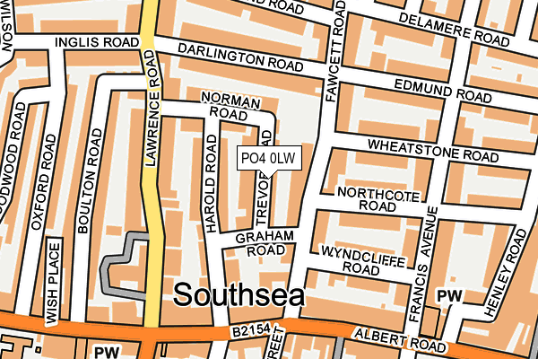 PO4 0LW map - OS OpenMap – Local (Ordnance Survey) PO4 0LW map - OS OpenMap – Local (Ordnance Survey)