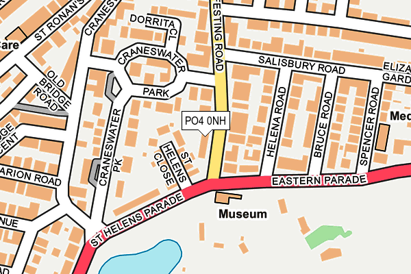 PO4 0NH map - OS OpenMap – Local (Ordnance Survey) PO4 0NH map - OS OpenMap – Local (Ordnance Survey)