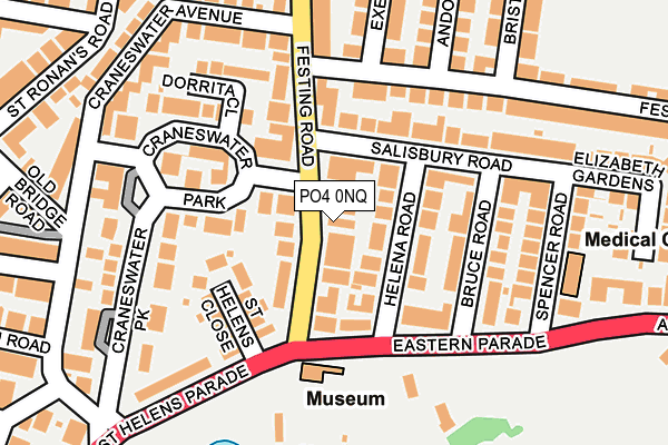 PO4 0NQ map - OS OpenMap – Local (Ordnance Survey) PO4 0NQ map - OS OpenMap – Local (Ordnance Survey)