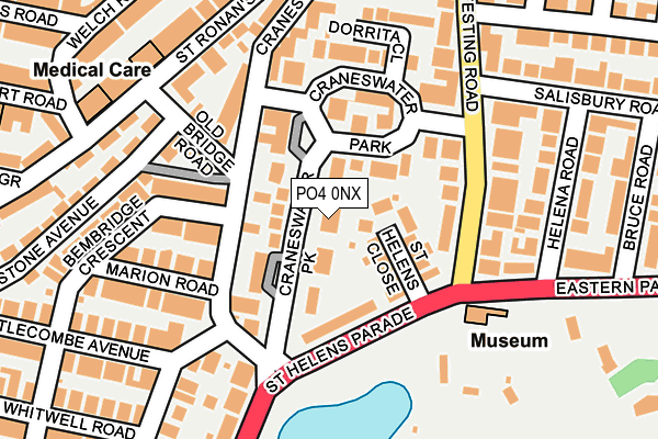 PO4 0NX map - OS OpenMap – Local (Ordnance Survey) PO4 0NX map - OS OpenMap – Local (Ordnance Survey)