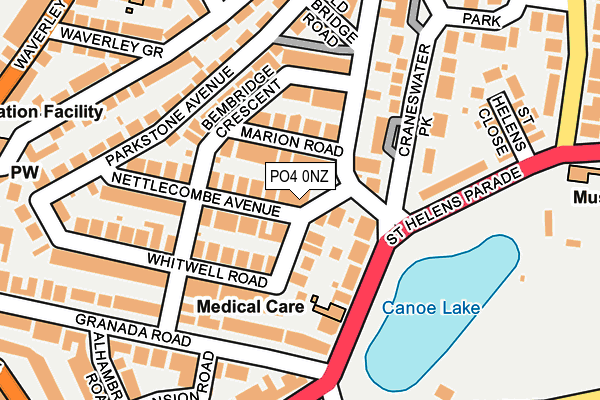 PO4 0NZ map - OS OpenMap – Local (Ordnance Survey) PO4 0NZ map - OS OpenMap – Local (Ordnance Survey)