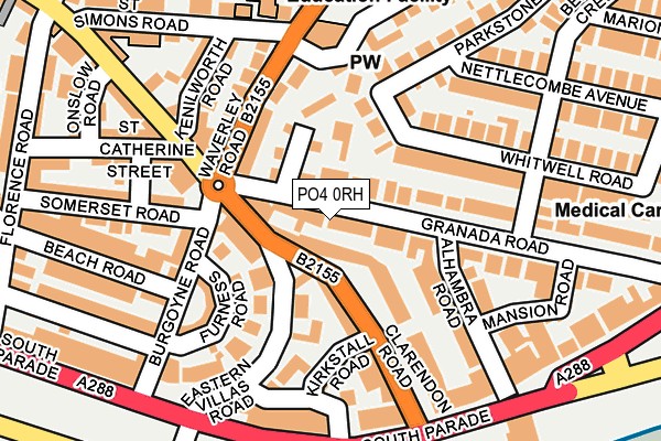 PO4 0RH map - OS OpenMap – Local (Ordnance Survey) PO4 0RH map - OS OpenMap – Local (Ordnance Survey)
