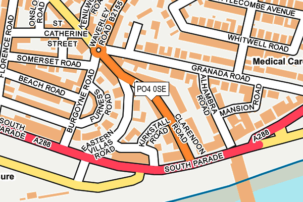 PO4 0SE map - OS OpenMap – Local (Ordnance Survey) PO4 0SE map - OS OpenMap – Local (Ordnance Survey)