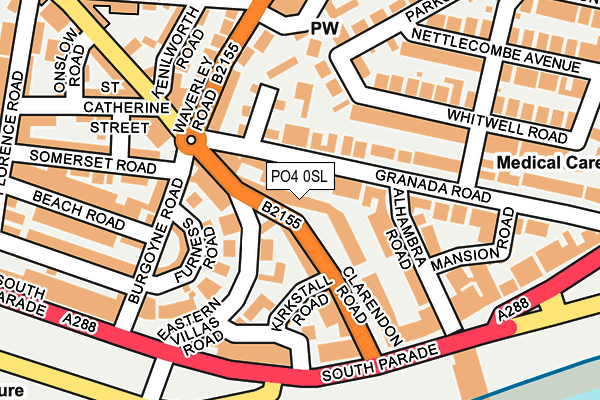PO4 0SL map - OS OpenMap – Local (Ordnance Survey) PO4 0SL map - OS OpenMap – Local (Ordnance Survey)