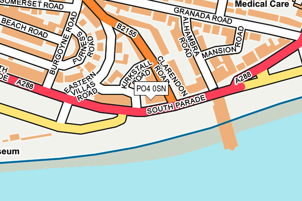 PO4 0SN map - OS OpenMap – Local (Ordnance Survey) PO4 0SN map - OS OpenMap – Local (Ordnance Survey)