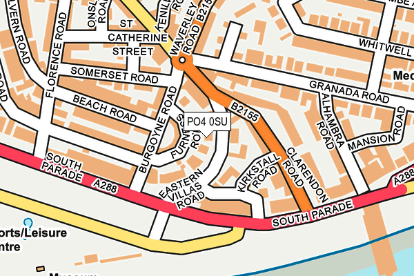 PO4 0SU map - OS OpenMap – Local (Ordnance Survey)