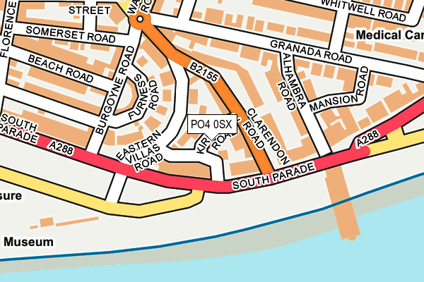 PO4 0SX map - OS OpenMap – Local (Ordnance Survey) PO4 0SX map - OS OpenMap – Local (Ordnance Survey)