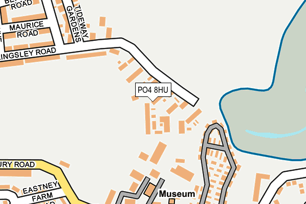 PO4 8HU map - OS OpenMap – Local (Ordnance Survey) PO4 8HU map - OS OpenMap – Local (Ordnance Survey)