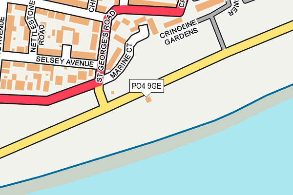 PO4 9GE map - OS OpenMap – Local (Ordnance Survey) PO4 9GE map - OS OpenMap – Local (Ordnance Survey)