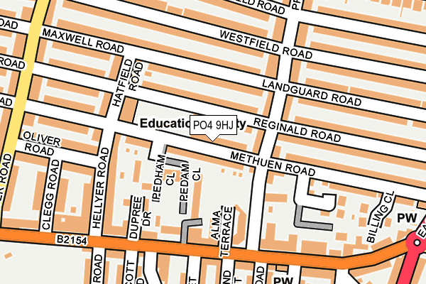 PO4 9HJ map - OS OpenMap – Local (Ordnance Survey)