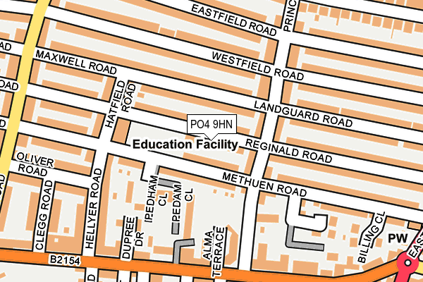 PO4 9HN map - OS OpenMap – Local (Ordnance Survey) PO4 9HN map - OS OpenMap – Local (Ordnance Survey)