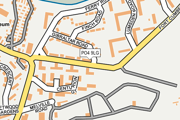 PO4 9LG map - OS OpenMap – Local (Ordnance Survey) PO4 9LG map - OS OpenMap – Local (Ordnance Survey)