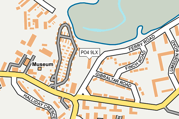PO4 9LX map - OS OpenMap – Local (Ordnance Survey) PO4 9LX map - OS OpenMap – Local (Ordnance Survey)