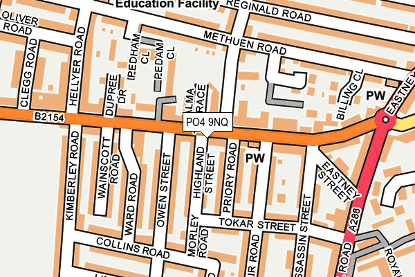 PO4 9NQ map - OS OpenMap – Local (Ordnance Survey) PO4 9NQ map - OS OpenMap – Local (Ordnance Survey)