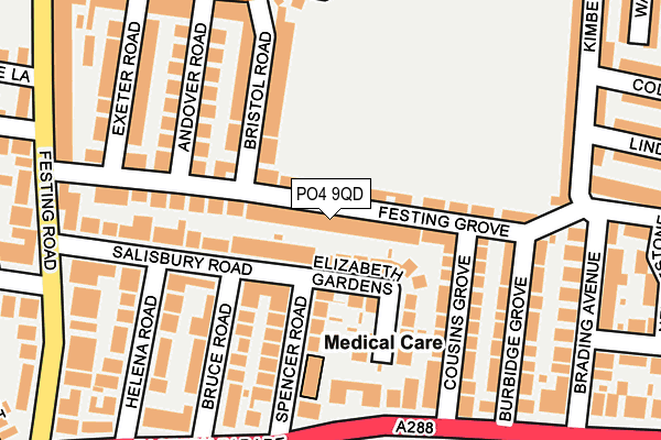 PO4 9QD map - OS OpenMap – Local (Ordnance Survey) PO4 9QD map - OS OpenMap – Local (Ordnance Survey)