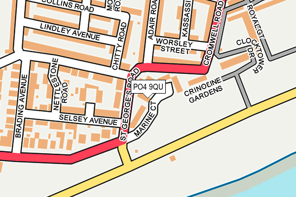 PO4 9QU map - OS OpenMap – Local (Ordnance Survey)