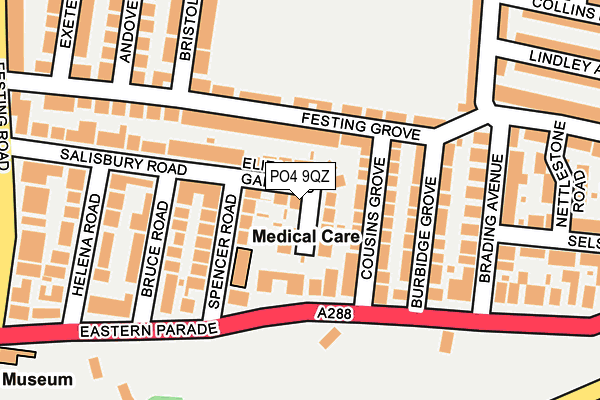 PO4 9QZ map - OS OpenMap – Local (Ordnance Survey) PO4 9QZ map - OS OpenMap – Local (Ordnance Survey)