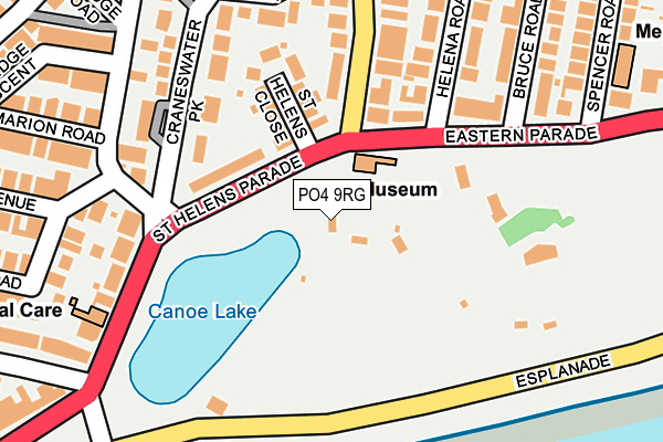 PO4 9RG map - OS OpenMap – Local (Ordnance Survey)