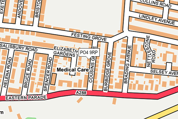 PO4 9RP map - OS OpenMap – Local (Ordnance Survey) PO4 9RP map - OS OpenMap – Local (Ordnance Survey)