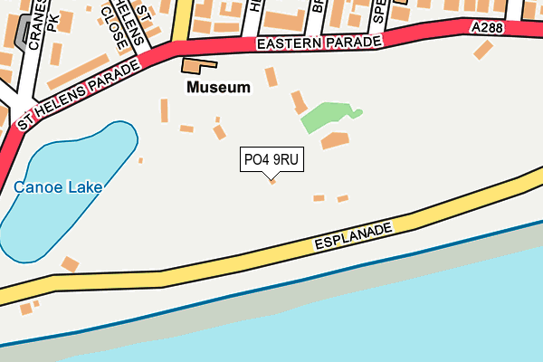 PO4 9RU map - OS OpenMap – Local (Ordnance Survey) PO4 9RU map - OS OpenMap – Local (Ordnance Survey)