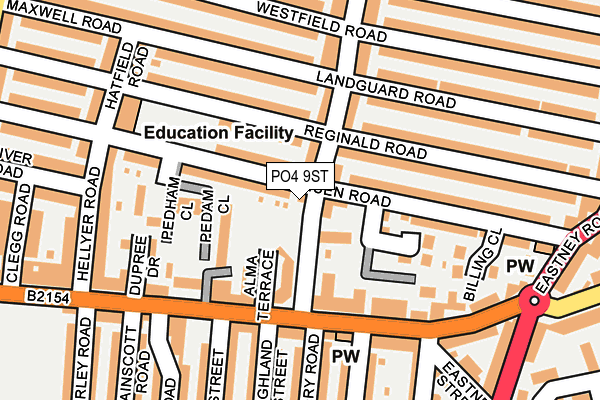 PO4 9ST map - OS OpenMap – Local (Ordnance Survey) PO4 9ST map - OS OpenMap – Local (Ordnance Survey)