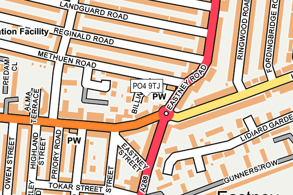 PO4 9TJ map - OS OpenMap – Local (Ordnance Survey) PO4 9TJ map - OS OpenMap – Local (Ordnance Survey)