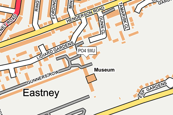 PO4 9XU map - OS OpenMap – Local (Ordnance Survey) PO4 9XU map - OS OpenMap – Local (Ordnance Survey)