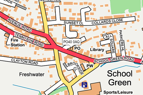 PO40 0AQ map - OS OpenMap – Local (Ordnance Survey) PO40 0AQ map - OS OpenMap – Local (Ordnance Survey)