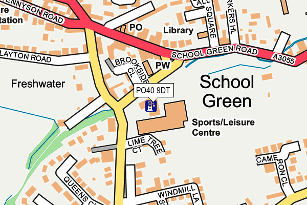 PO40 9DT map - OS OpenMap – Local (Ordnance Survey) PO40 9DT map - OS OpenMap – Local (Ordnance Survey)
