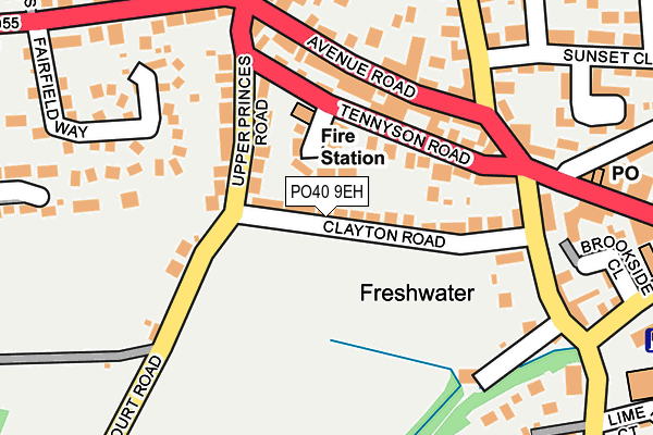 PO40 9EH map - OS OpenMap – Local (Ordnance Survey) PO40 9EH map - OS OpenMap – Local (Ordnance Survey)