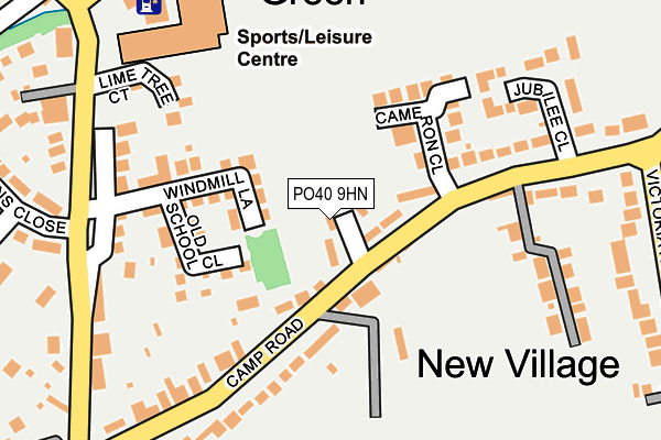 PO40 9HN map - OS OpenMap – Local (Ordnance Survey)