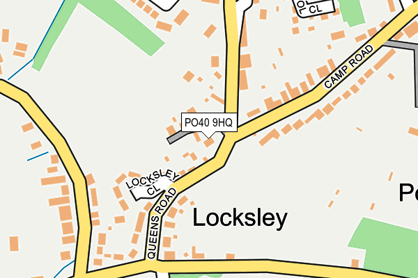 PO40 9HQ map - OS OpenMap – Local (Ordnance Survey) PO40 9HQ map - OS OpenMap – Local (Ordnance Survey)