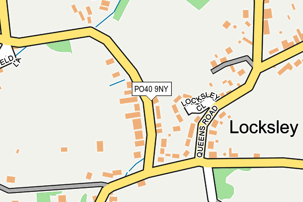 PO40 9NY map - OS OpenMap – Local (Ordnance Survey) PO40 9NY map - OS OpenMap – Local (Ordnance Survey)