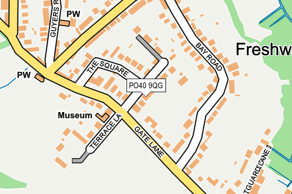 PO40 9QG map - OS OpenMap – Local (Ordnance Survey) PO40 9QG map - OS OpenMap – Local (Ordnance Survey)
